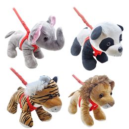 24 pieces Jungle On A Leash Series 1 - 4 Asst. Styles - Plush Toys