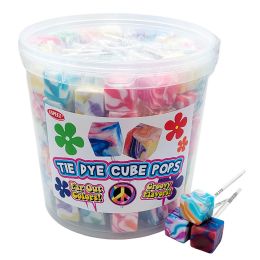 100 Wholesale Tie Dye Cube Pop