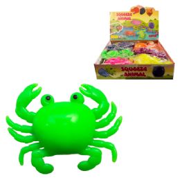 12 pieces 5 inch Squishy Neon Crab - Slime & Squishees