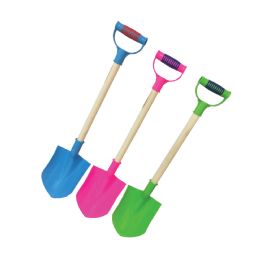 36 pieces 22 inch Solid Wooden Beach Shovel W/ Handle - Beach Toys