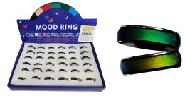 36 Wholesale Solid Band Mood Ring