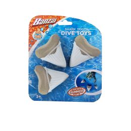 12 pieces 3 Pc Shark Tooth Dive Toys - Goggles & Pool Toys