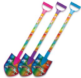48 pieces 20.5 inch Unicorn Printed Shovel W/handle - Beach Toys