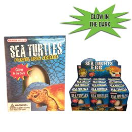 12 pieces Glow In The Dark Sea Turtle Fossil Egg - Glow in the Dark