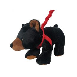 24 pieces Black Bear On A Leash - Plush Toys
