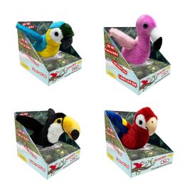 12 Wholesale Squakimals Tropical Bird Slap Bracelet - 3 Asst. Styles