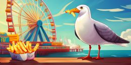 12 of 60"x30" Seagull Beach Towel