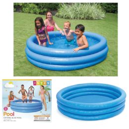 6 pieces Intex 66 inch Crystal Blue Pool (58446ep) - Goggles & Pool Toys