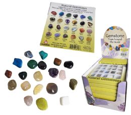 12 pieces 20 Pc Asst Gemstone Box - Rocks, Stones & Sand