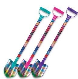 48 pieces 20.5 inch Mermaid Printed Shovel W/handle - Beach Toys