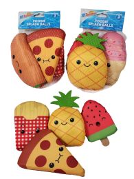 12 pieces 5.5 inch 3 Pc Foodie Water Bomb - Goggles & Pool Toys