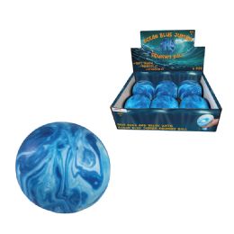 12 Wholesale 4 inch Ocean Blue Jumbo Squishy Ball