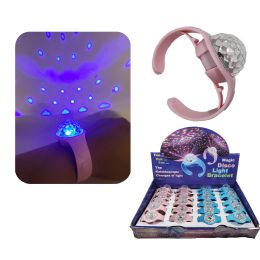 24 Wholesale Disco Light Bracelet