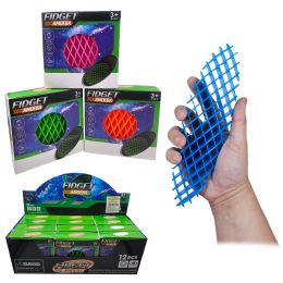 12 pieces Fidget Amoeba - 4 Asst. Colors - Fidget Spinners