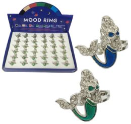 36 Wholesale Mermaid Mood Ring