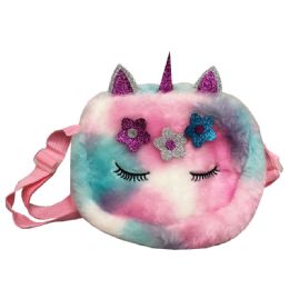 24 Wholesale 8 inch Unicorn Handbag W/adjustable Strap