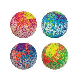 24 Wholesale 9 inch Paint Splatter Inflatable Ball