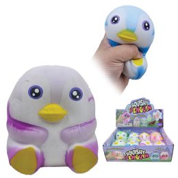 12 pieces Stretch TiE-Dye Penguin - Asst. Colors - Slime & Squishees