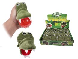 12 Wholesale 3 inch Plush Alligator Gel Bead Squishy