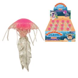 12 pieces 6 inch Squeeze Jellyfish - Slime & Squishees
