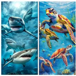 12 pieces 60" X 30" Beach Towel Assortment 1 - Beach Towels