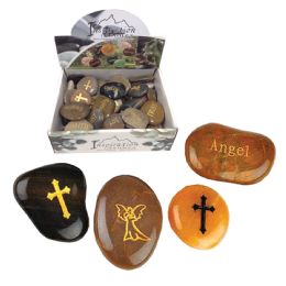 48 pieces Religious River Stones - Rocks, Stones & Sand