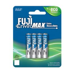 12 pieces Fuji Enviromax Xtra Heavy Duty Aaa 4-Pack - Batteries