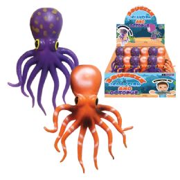 12 pieces 8 inch Squeeze Octopus - Slime & Squishees