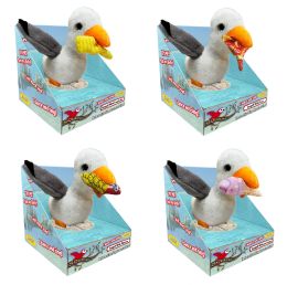 12 Wholesale Squakimals Seagull Slap Bracelet - 4 Asst. Styles