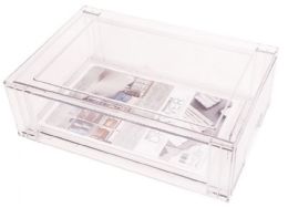8 Pieces Clear Plastic Storage Drawer - Organizer