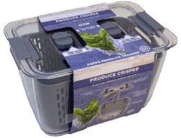 12 Pieces Clear Vegetable Storage Medium Grey - Organizer