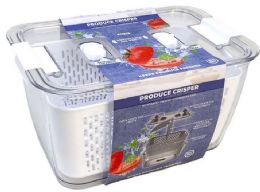 6 Pieces Clear Vegetable Storage Large White - Organizer