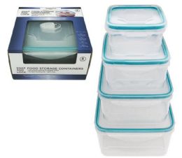 12 of Snap Lid Food Storage 8pc Set Square