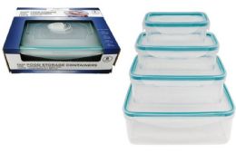 12 of Snap Lid Food Storage 8pc Set Rec