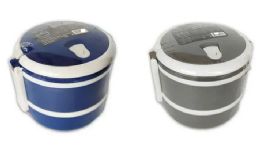 12 of Round Vented Lunch Box