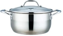 12 Pieces 7.5 Quart Heavy Stainless Steal Gauge Pot - Kitchen Gear