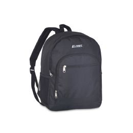 30 Pieces Casual backpack w/ side mesh pockets in Black - Backpacks 16"