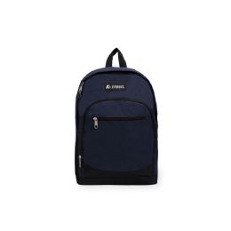 30 Pieces Casual backpack w/ side mesh pockets in Navy - Backpacks 16"