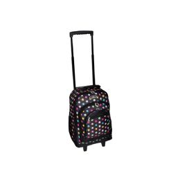 6 Pieces Wheeled backpack in Polka Dot - Backpacks 18" or Larger