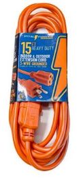 24 Pieces C-Etl 15ft Outdoor Extension Cord - Electrical