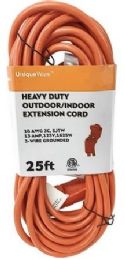 12 Pieces C-Etl 25ft Outdoor Extension Cord - Electrical