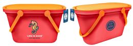 2 pieces Life Is Good Bucket 10pc Beach Set - Sea Horse - Beach Toys
