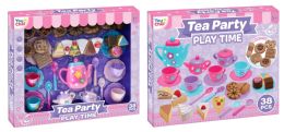 12 pieces Wonderful Tea Time Play Set W Dessert - Girls Toy Sets
