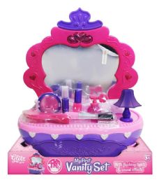8 pieces Mini Beauty Set With Light And Music - Girls Toy Sets