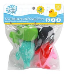 24 pieces Sea Explorers Bath Squirters - 4 Pcs - Baby Toys