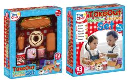 12 pieces Hot Dog And SandwicH- Picnic Set - Girls Toy Sets