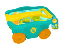 8 pieces 7pc Beach Wagon Set - Beach Toys