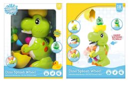 12 pieces Dino Splash Wheel - Baby Toys