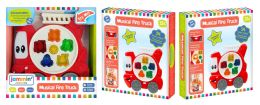 12 pieces Musical Fire Truck - Baby Toys