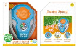 12 pieces Battery Operated Light Up Sheild Bubble Machine - Bubbles